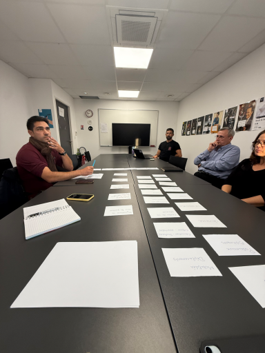 Réunion de travail de campagne